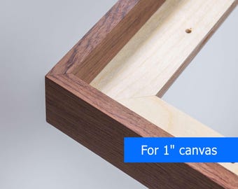 Slim Hardwood Floating Frame for 1" Canvas: DIY Kit