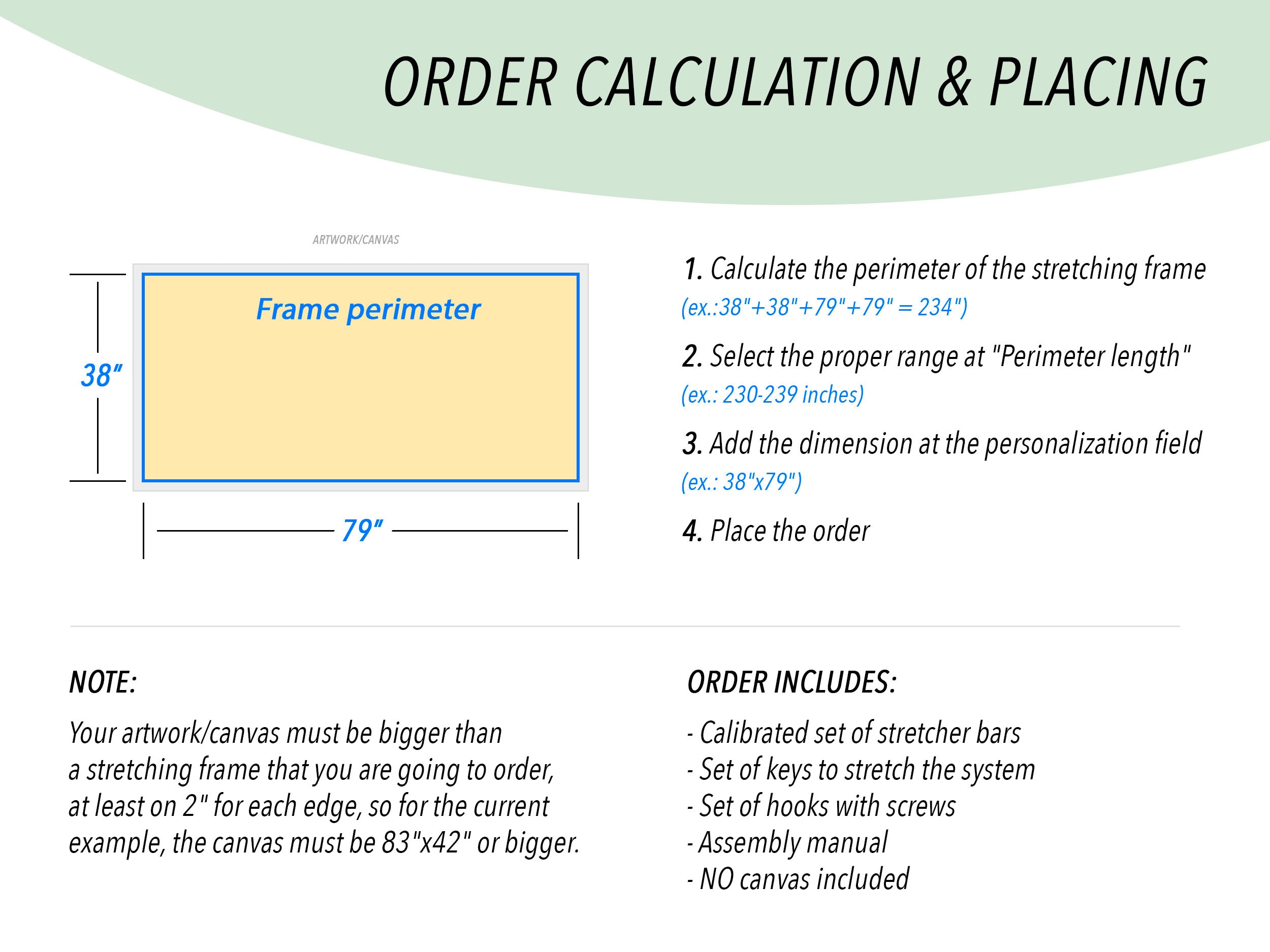 Custom Size Canvas Stretcher Bars 1 X 1.5 Stretchers DIY Etsy