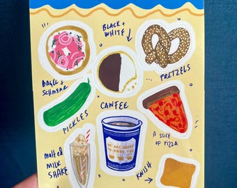 New York Food Sticker Bogen