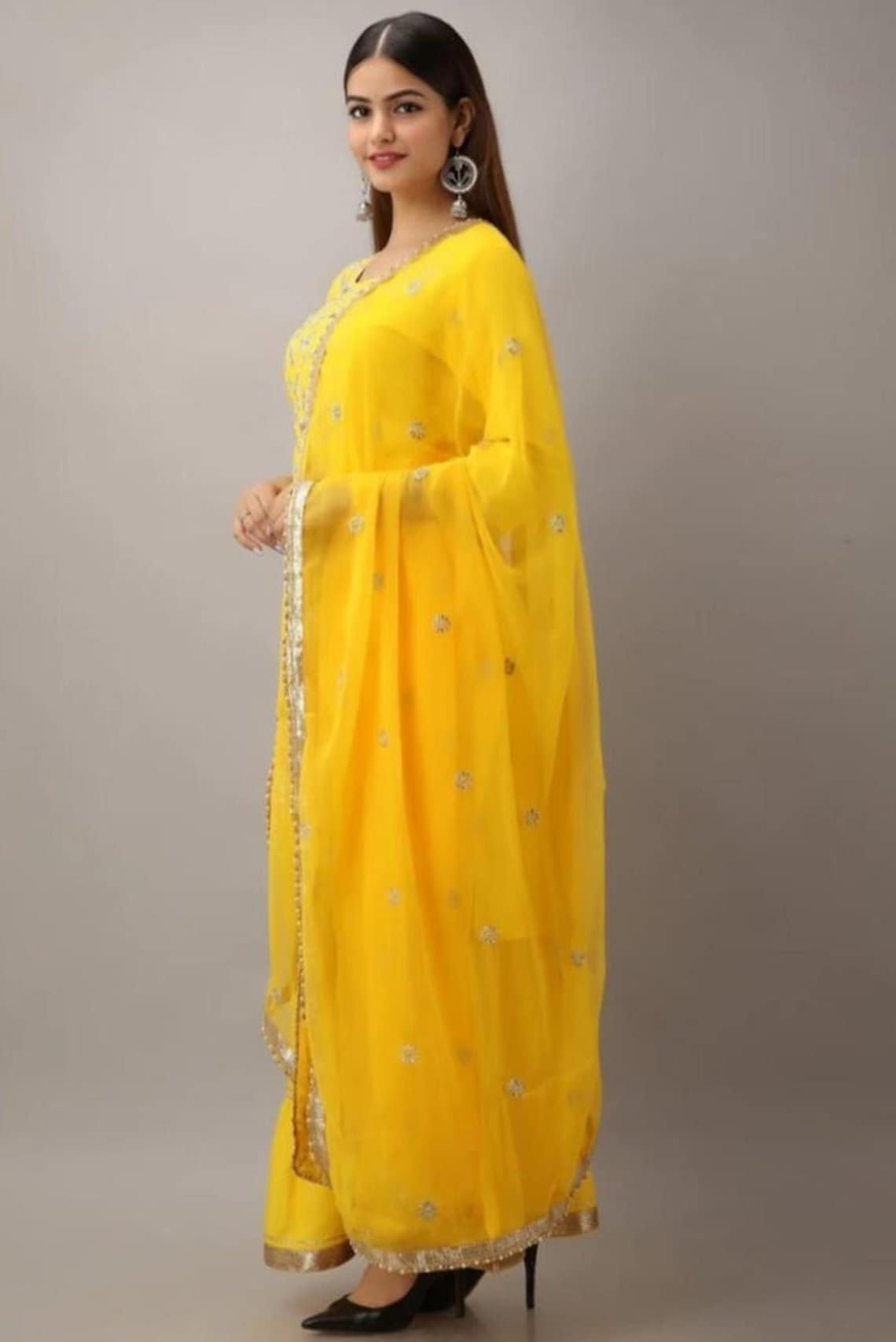 Bollywood Look Designer Kurti Skirt Dupatta Set For Women And Etsy