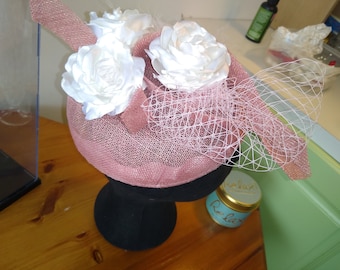 Handmade fascinator, available in different colours