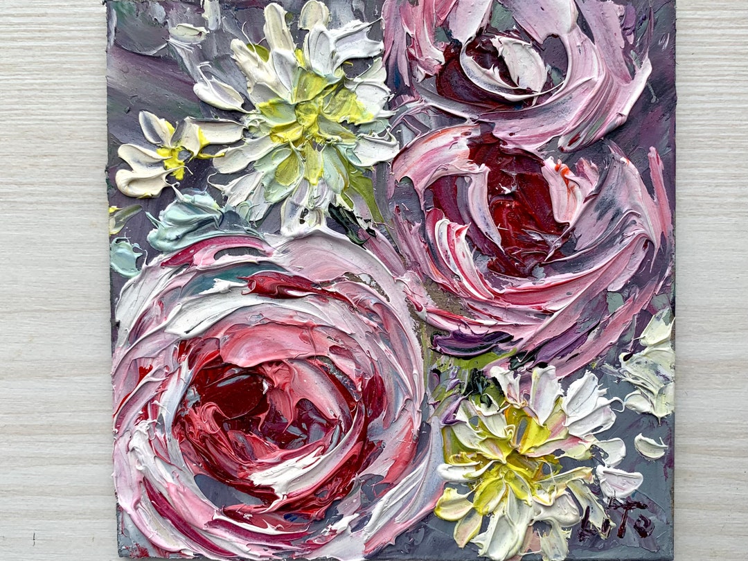 Rose』 水彩画 F0号 絵画