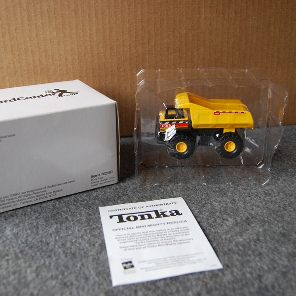 2003 Tonka Dump Truck, #768, Tonka Mini Mighty Replica, Model, Hasbro, Maisto, Toy, Collectible!