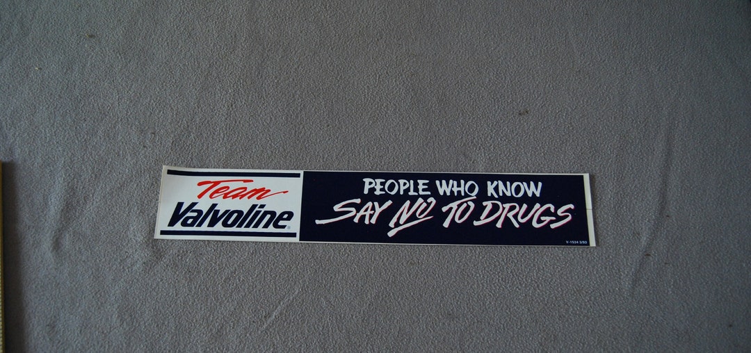 Sticker, Team Valvoline, Bumper Sticker, Collectible Etsy