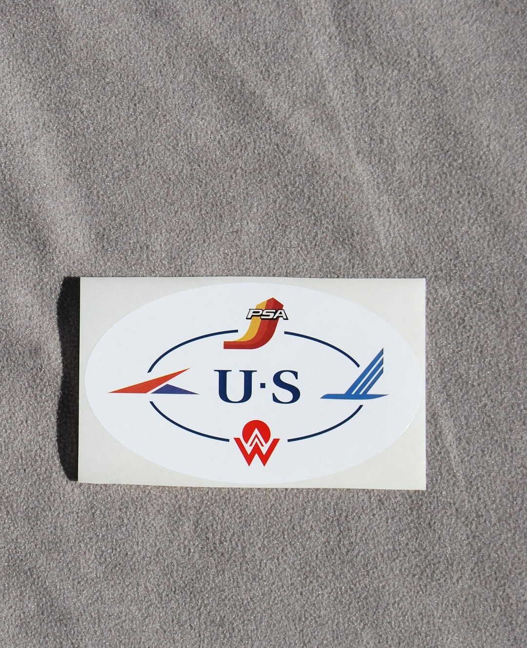 Merger Sticker Allegheny PSA Piedmont America West Airline Merger Sticker, Aviation ...
