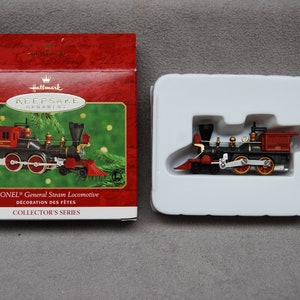 Hallmark Keepsake Ornament, Lionel Train, General Steam Locomotive, Fifth in Lionel Train Series, Hallmark Christmas Ornament, Vintage!