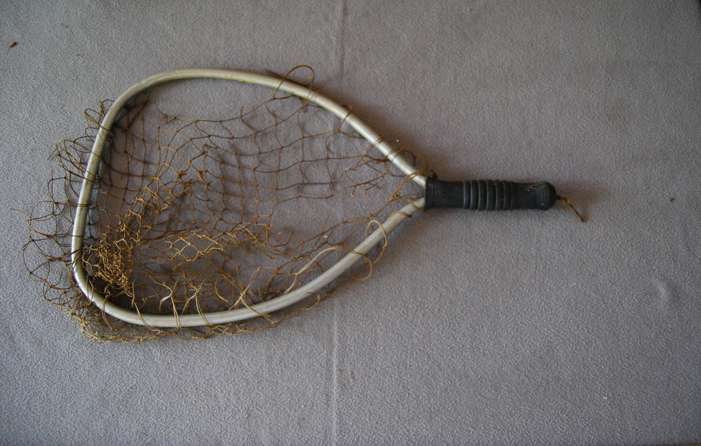 Pocket Water Small Hand Crafted Fly Fishing Net, Bamboo Landing