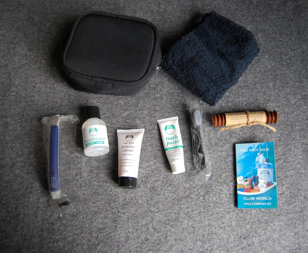 Vintage British Airways Amenity Kit! Repurpose Amenity Kit Bag ...