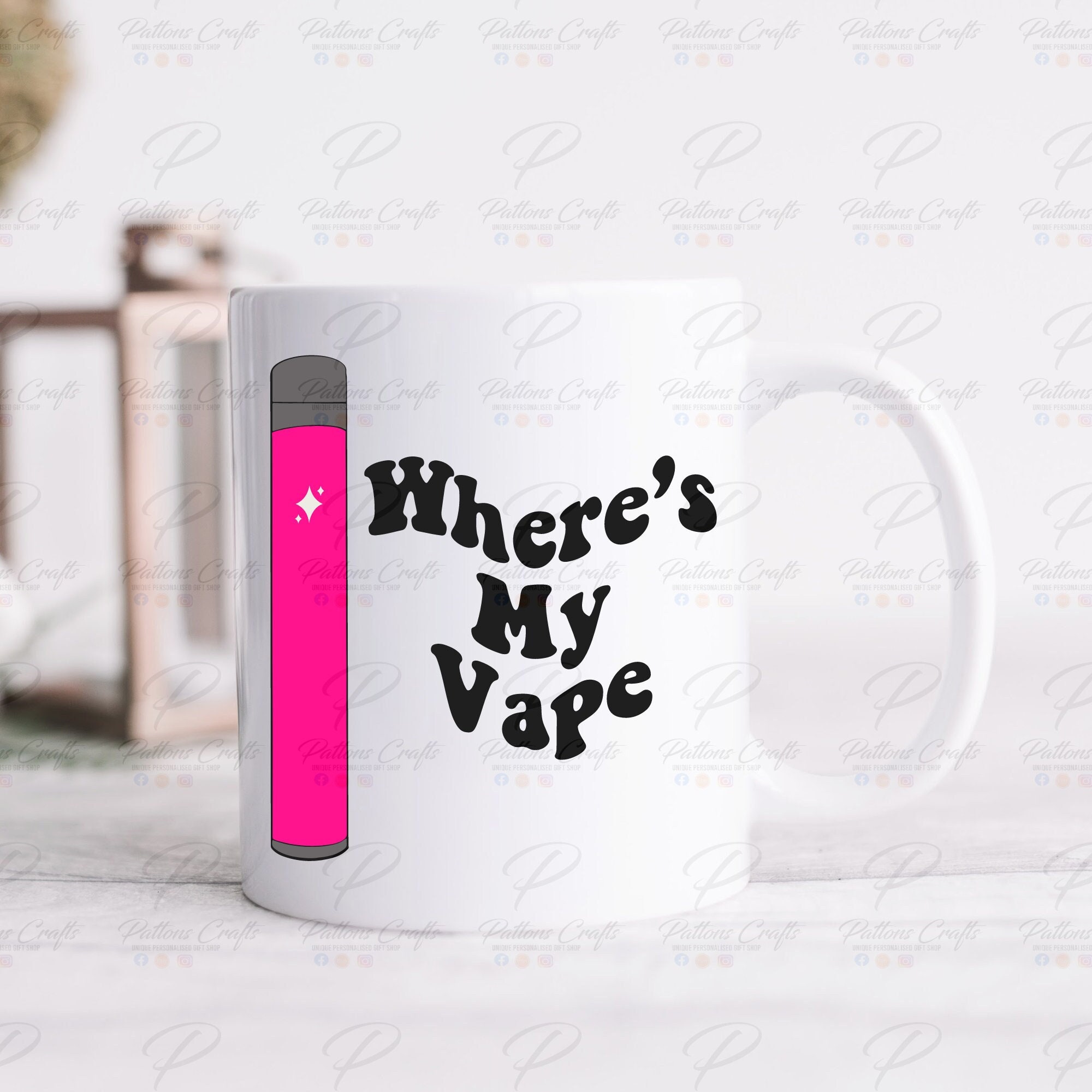 Funny vape mug