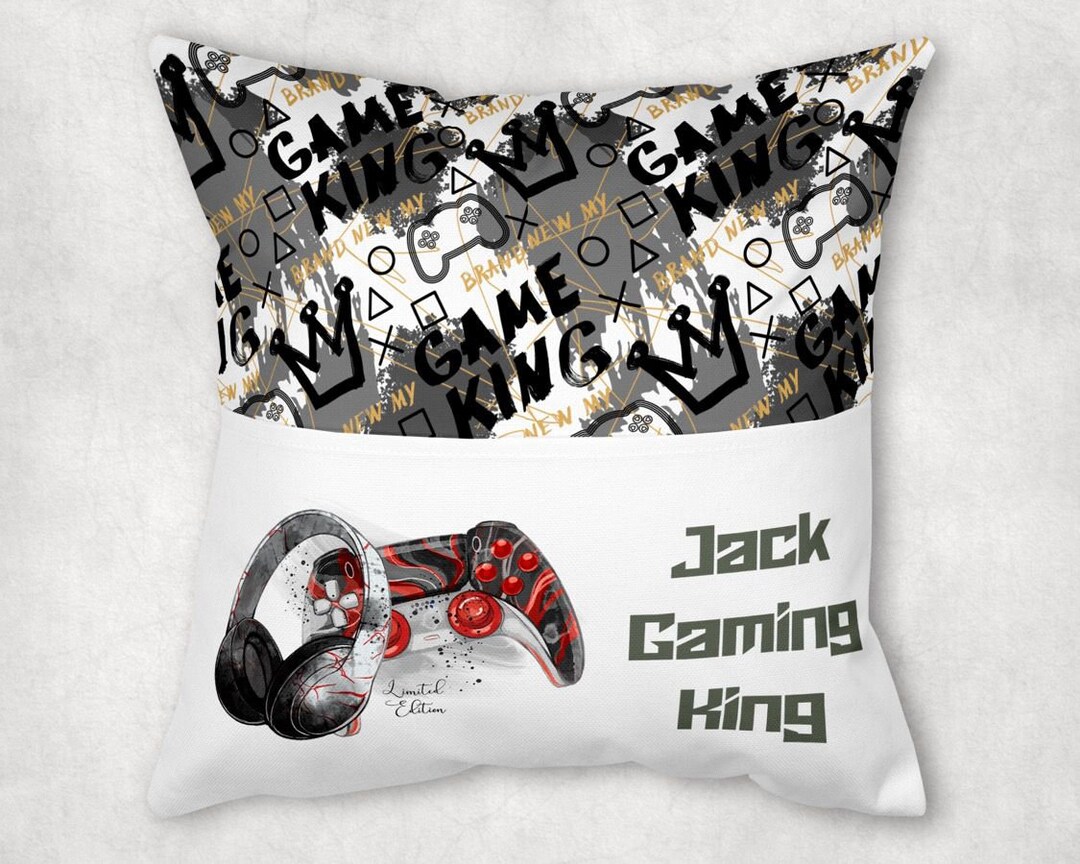 Gaming Cushion Gift for Gamers Gift for Guys Personalised Gifts Etsy Canada
