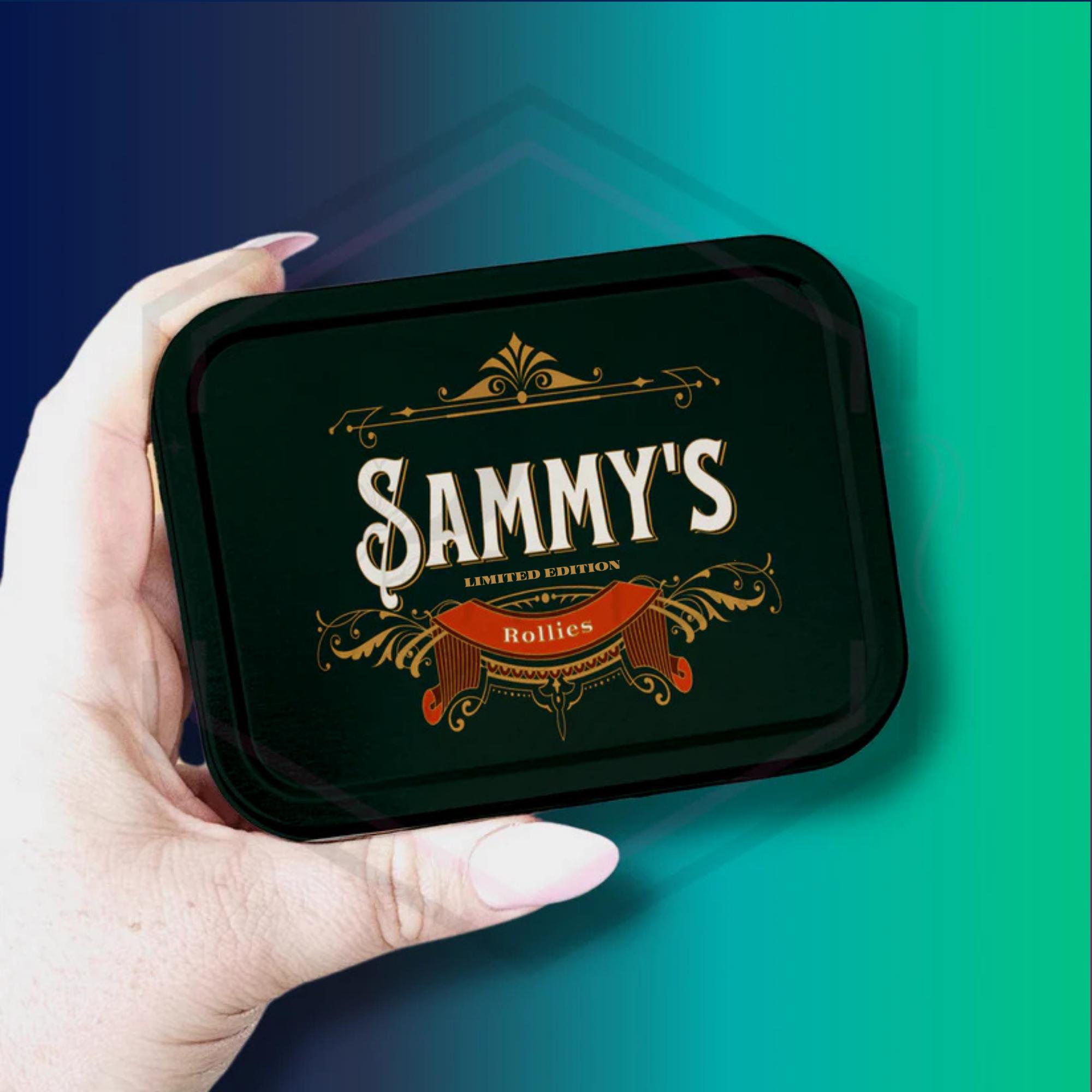 Personalized Tobacco Tin: Vintage Rollie Tin with Organizer