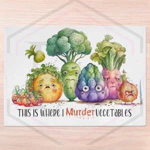Worktop saver | Cutting Board | Glass Chopping board | Glass Kitchenware | Unique worktop saver | Printed chopping board | Vegetable design