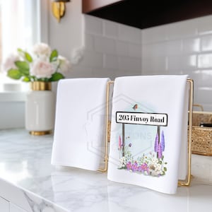 Torchon personnalisé : cadeau de décoration d&#39;intérieur personnalisé