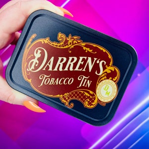 Boîte à tabac, boîte métallique menthe, grande boîte à tabac personnalisée, étui à cigarettes personnalisé, boîte à tabac avec organiseur, boîte à compartiments