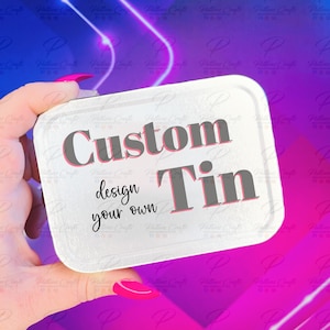 Tobacco Tin | Custom Tin | Mint Tin | Large Tobacco Tin | Personalised Tobacco Tin | Custom Cigarette Case  | Personalised Tin |