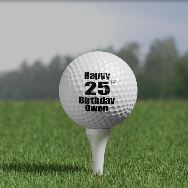 Personalised Golf Balls Etsy UK