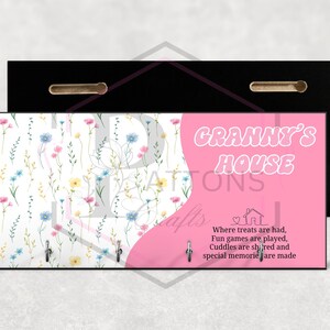 Key Holder | Key hanger | Key organiser | Grannys house | Mummys house | Floral key holder | Wooden key hanger