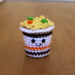 Amigurumi Crochet Ramen Noodle Stuffed Plush