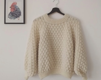 bubble knit jumper