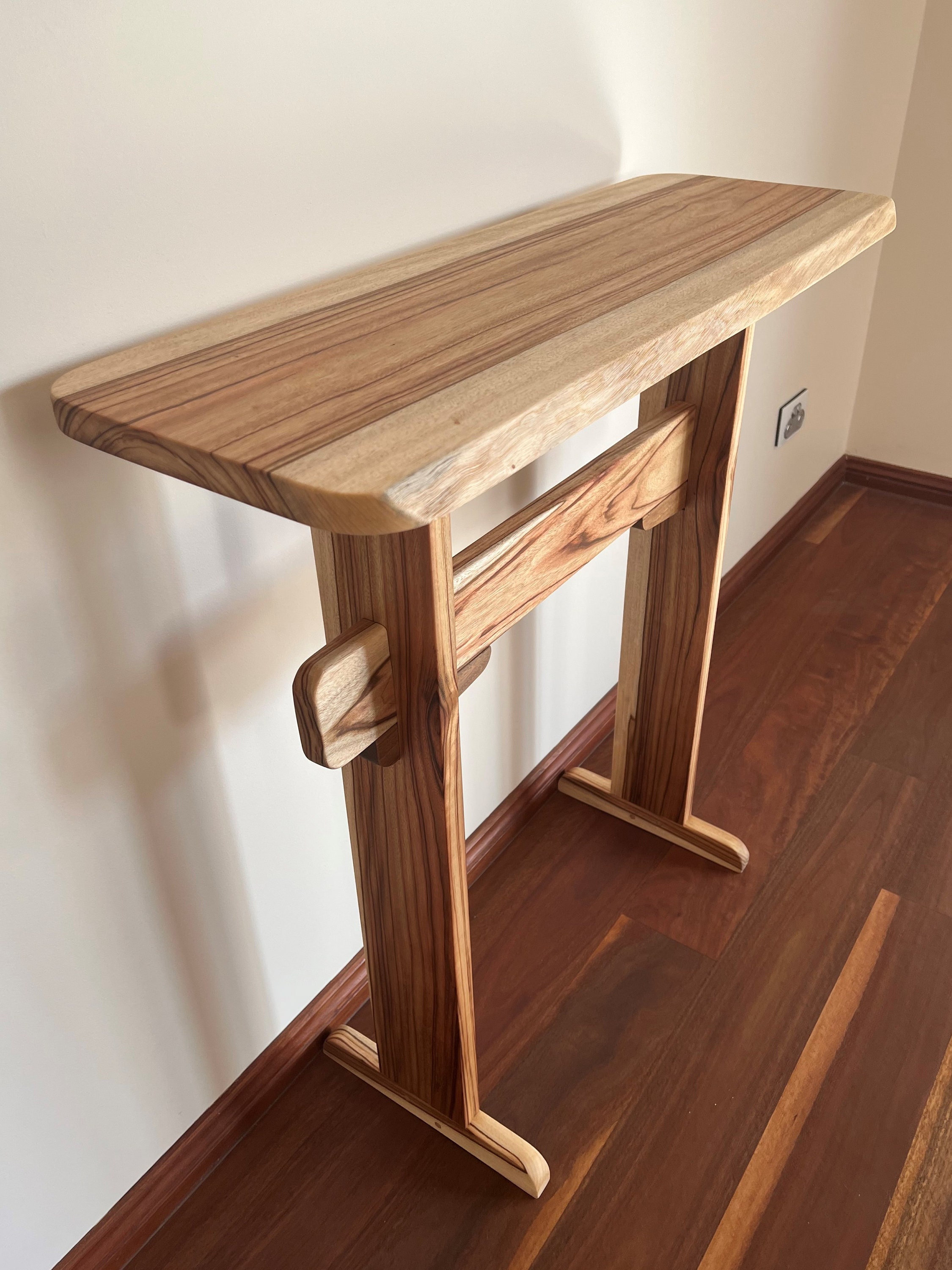 Narrow Live Edge Entry Table Console Table Hall Table Etsy Australia