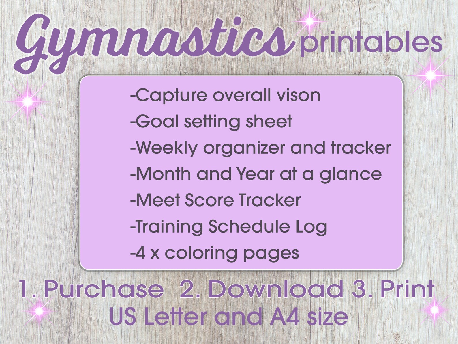 Gymnastics Printable, Goal Tracking Worksheet, My Goals, Goal Setting