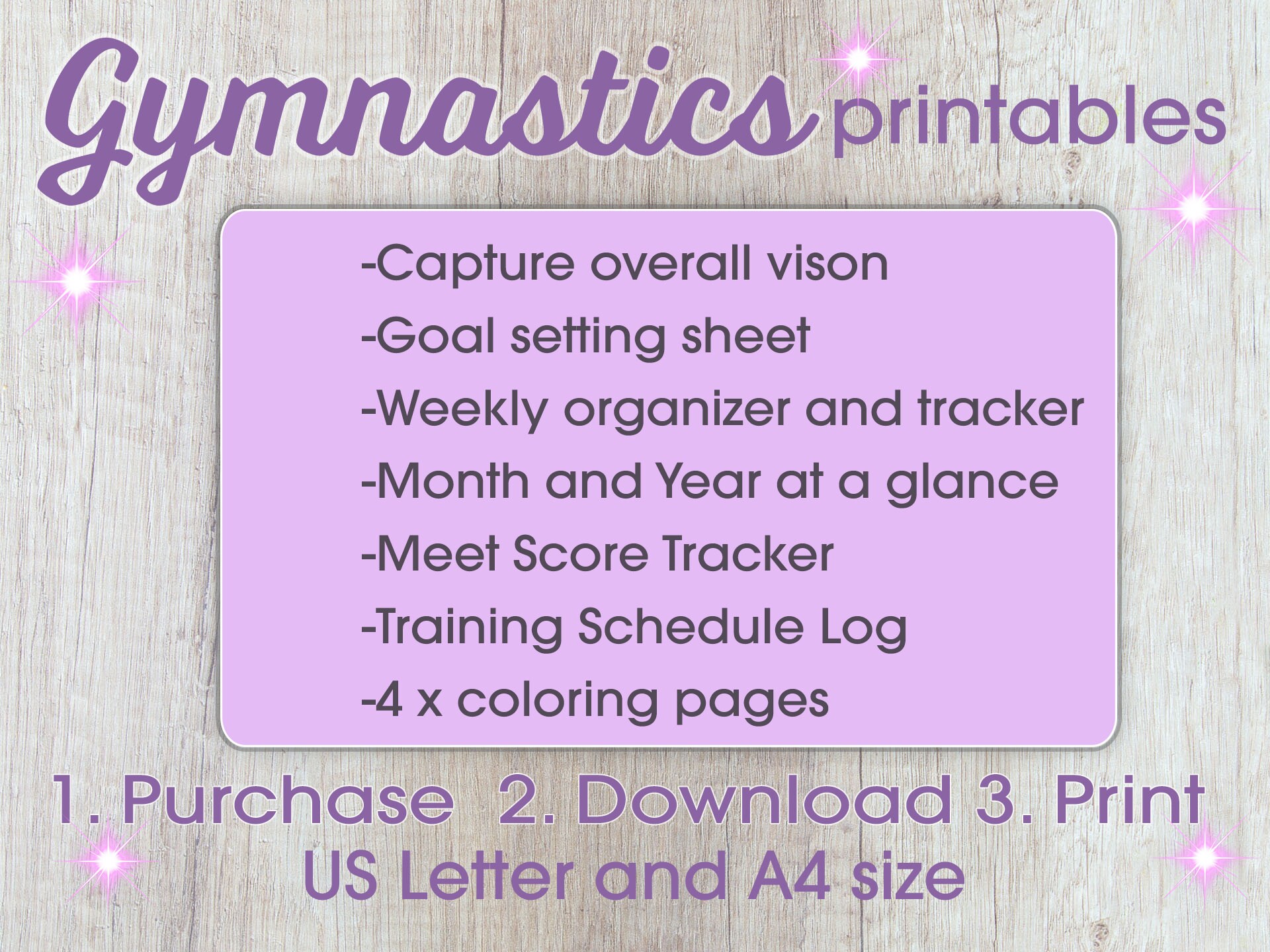 Gymnastics Printable, Goal Tracking Worksheet, My Goals, Goal Setting