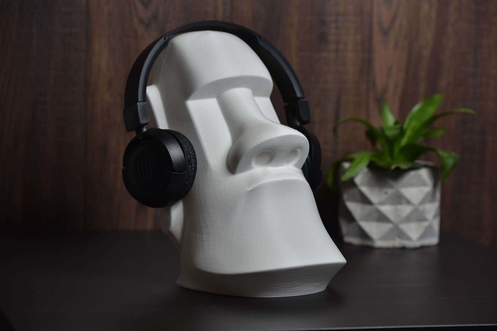 Easter Island Headphone Stand Headset Holder Tech Etsy