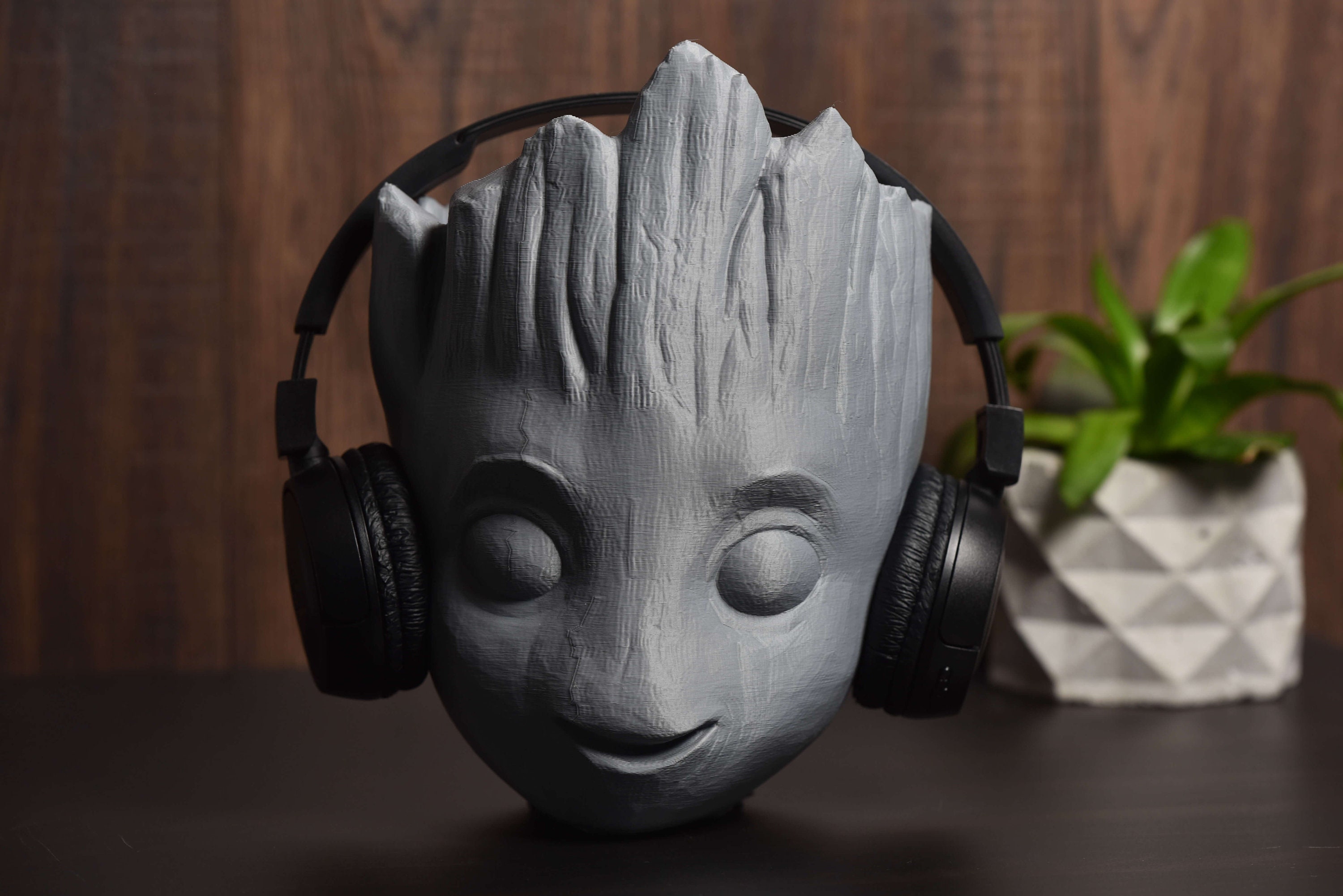 Baby Groot Headphone Stand Headset Holder Tech Accessories Etsy UK