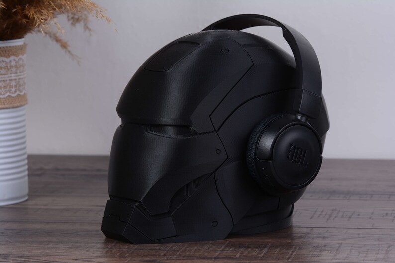 Ironman Headphone Stand, Headset Holder, Tech Accessories, Desktop Organizer, Nerdy Gift for
