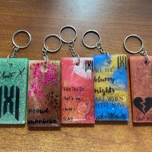 Kpop Monsta X Themed Keychains