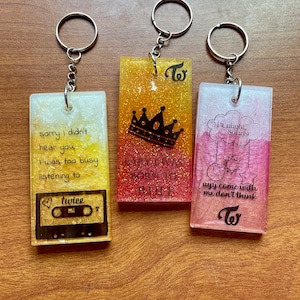 Kpop Twice Inspired Keychains