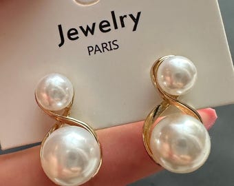 Pearl earrings
