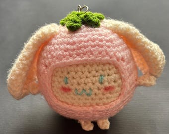 Cinnamonroll plush bag charm/ keychain