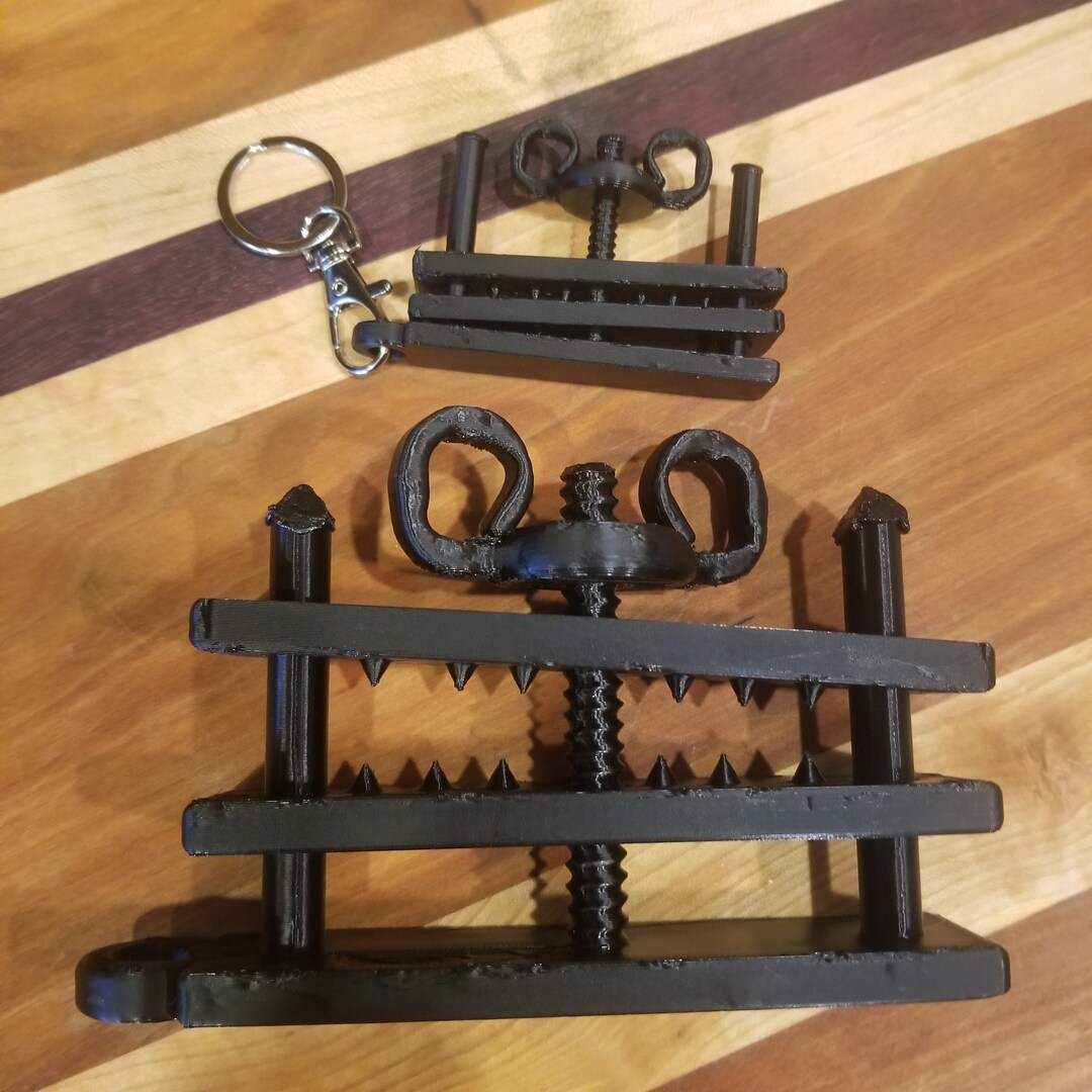 Thumb Screw Torture Device Large and Mini 3d Printed Etsy