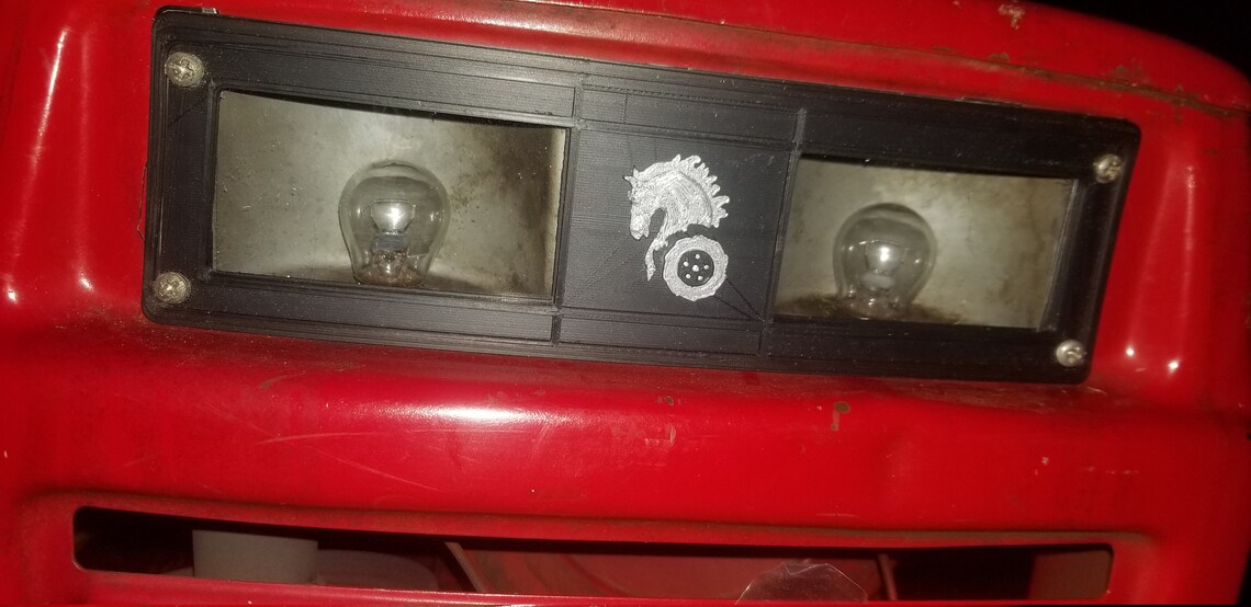 Wheel Horse Headlight Bezel With Replaceable Lenscustomizable Etsy