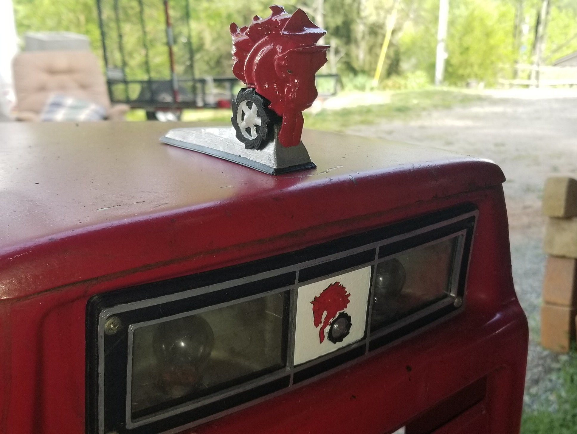 Wheel Horse Headlight Bezel With Replaceable Lenscustomizable With 9 Different Custom