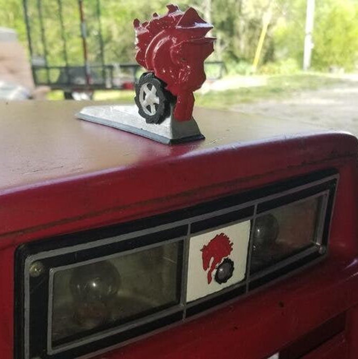 Customizable Wheel Horse Hood Ornament 9 Different Etsy
