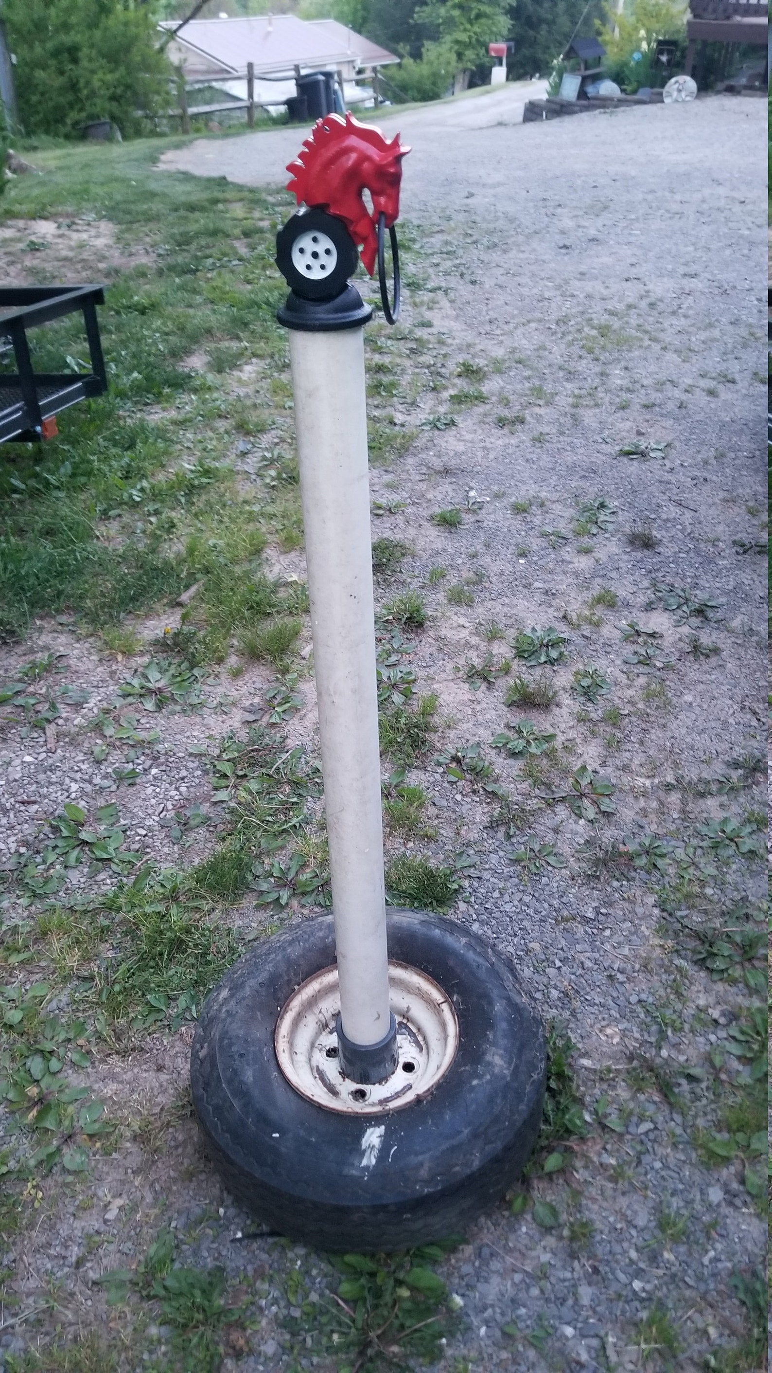 Customizable Wheel Horse Hitching Post Topper Etsy