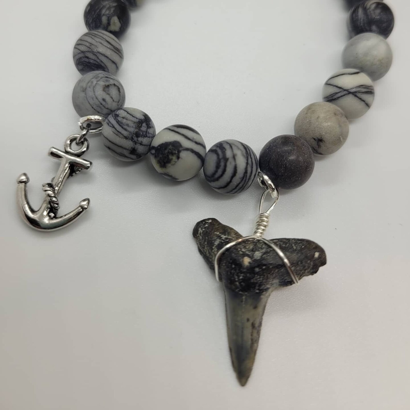 Shark tooth Bracelet/Shark tooth Jewelry/Beach Jewelry/Every Etsy