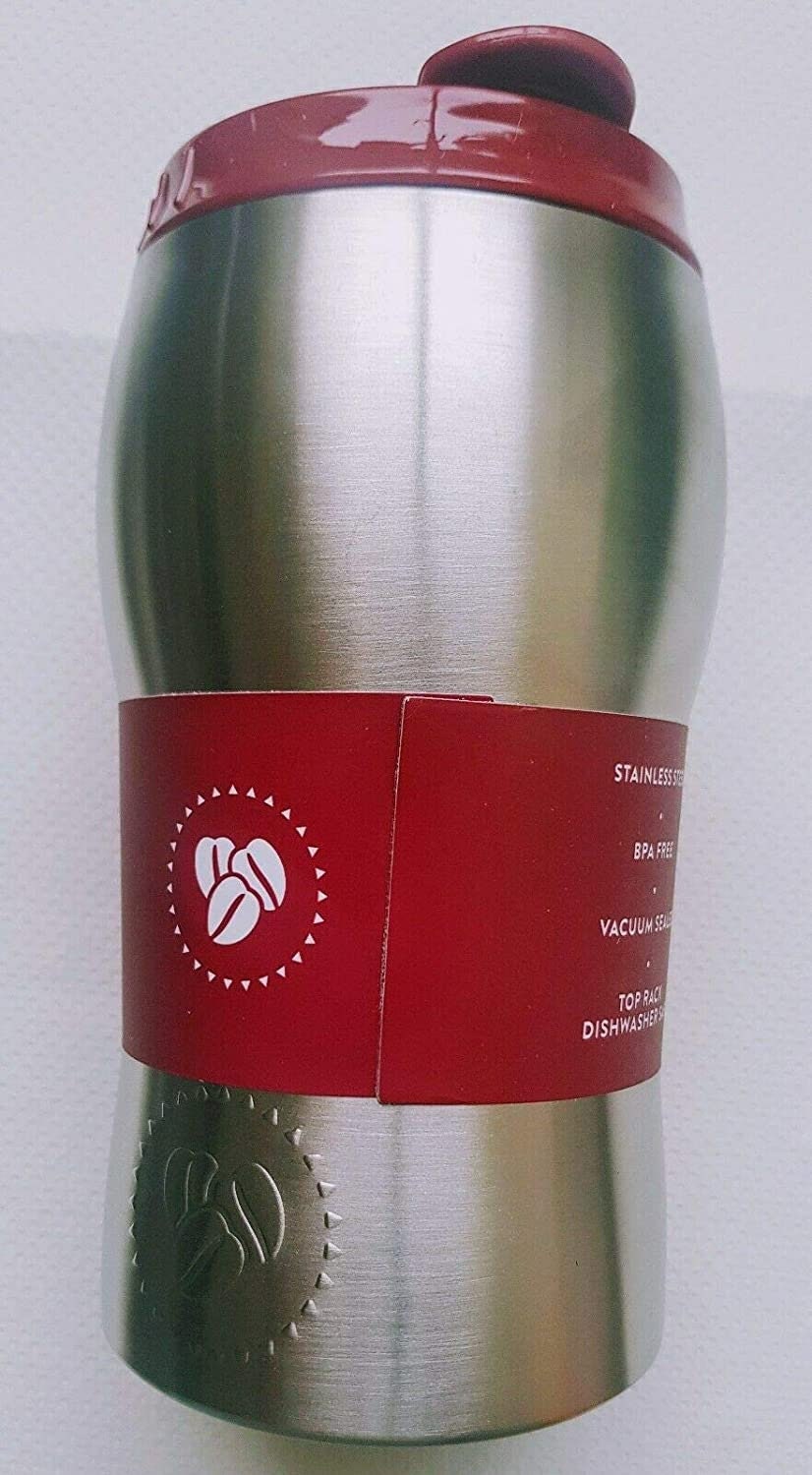 Costa Steel Travel Mug Curve Silver Double Wall 450ml Etsy