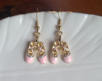 Ballet oorbellen - dansmoeder - dansleraar - ballet charme - Pointe schoen charme - balletliefhebber - balletleraar cadeau idee - Pointe schoenen