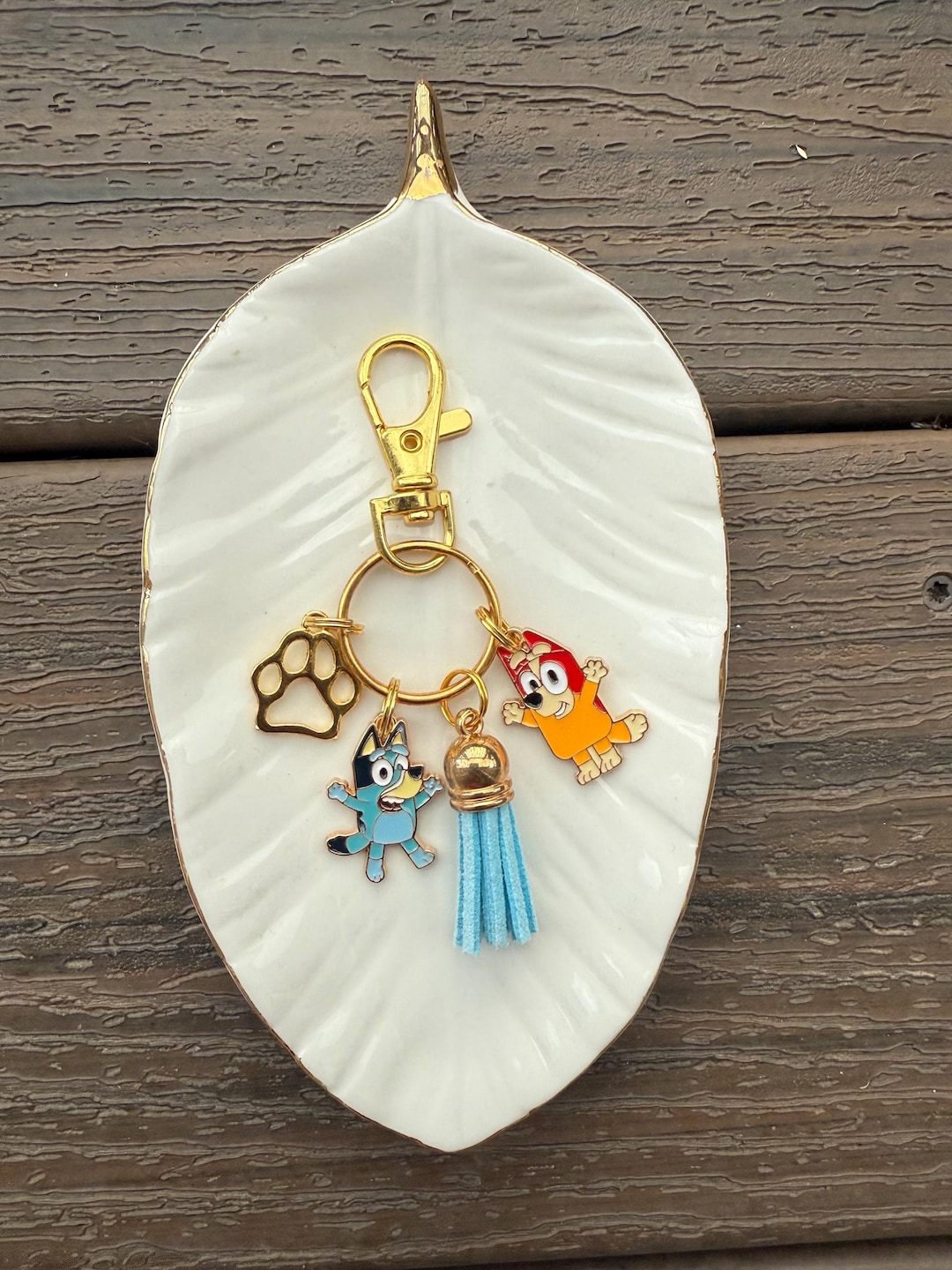 Bluey & Bingo Keychain - Bingo Keychain - Bluey Charm - Bingo Charm ...