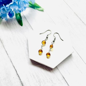 November Crystal Earrings, Yellow Topaz Crystal, November Birthstone, Crystal Earrings, Earrings