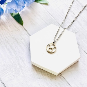 Taurus Zodiac Necklace, Stainless Steel Pendant, Zodiac Necklace, Taurus Necklace, Taurus Pendant, Gift for Her, Pendant Necklace