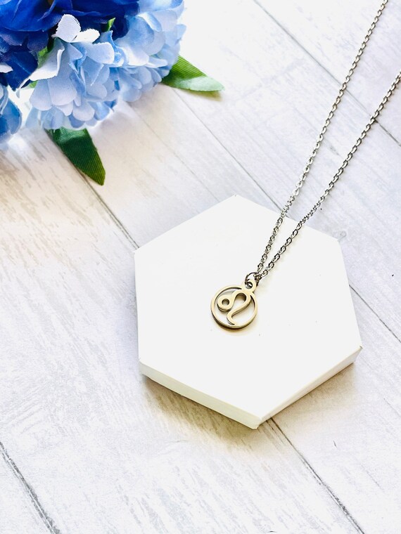 Zodiac Sun Sign Leo Necklace | Stainless Steel | Artificial Jewellery –  Jewellery Hat