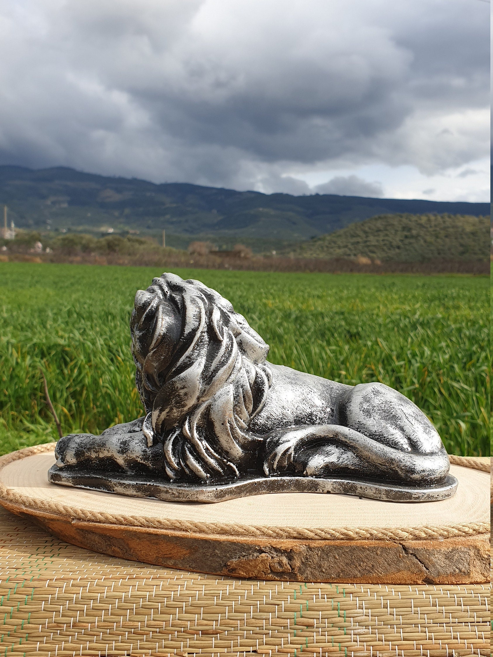 Lion Decorative Figure Home Decor Collection Gift Original Etsy