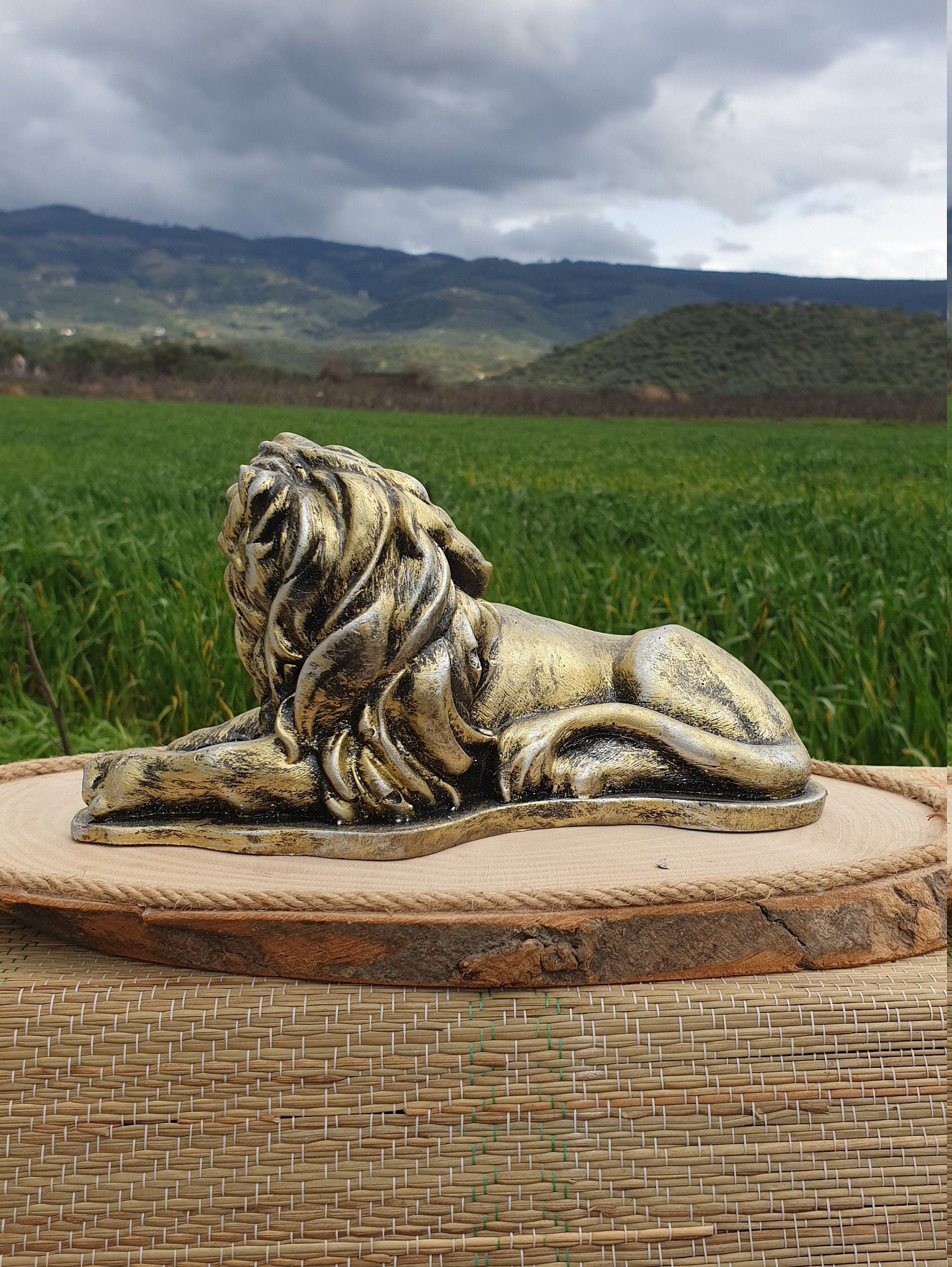 Lion Decorative Figure Home Decor Collection Gift Original Etsy