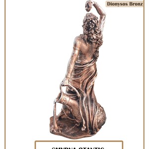 Bronze statue of Dionysos from 2nd century CE