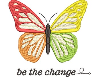 Bunte Schmetterling Stickdatei, Stickdatei