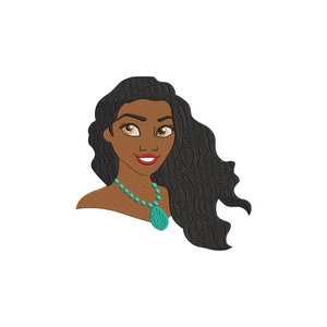 Moana Embroidery Machine Design - 3 Sizes - Instant download